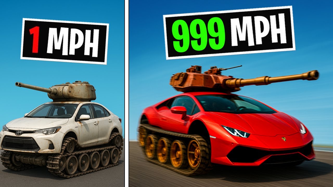 everytime i CRASH my TANK  gets FASTER...
