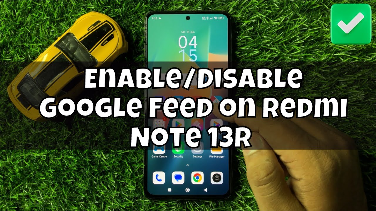 How to Enable/Disable Google Feed on Redmi Note 13R | Manage Google News on Redmi Note 13R