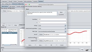 Forecast of an univariate time series with SMO and polynomial kernel in Weka