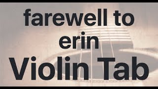 Learn farewell to erin on Violin - How to Play Tutorial