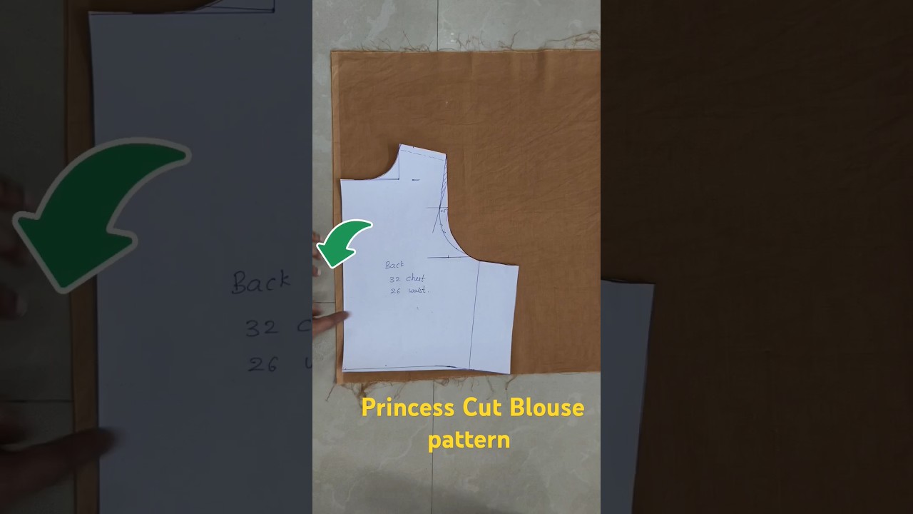 Princess Cut Blouse pattern 