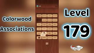 Colorwood Associations Level 179 Answers 🧩✨ | Go Answer