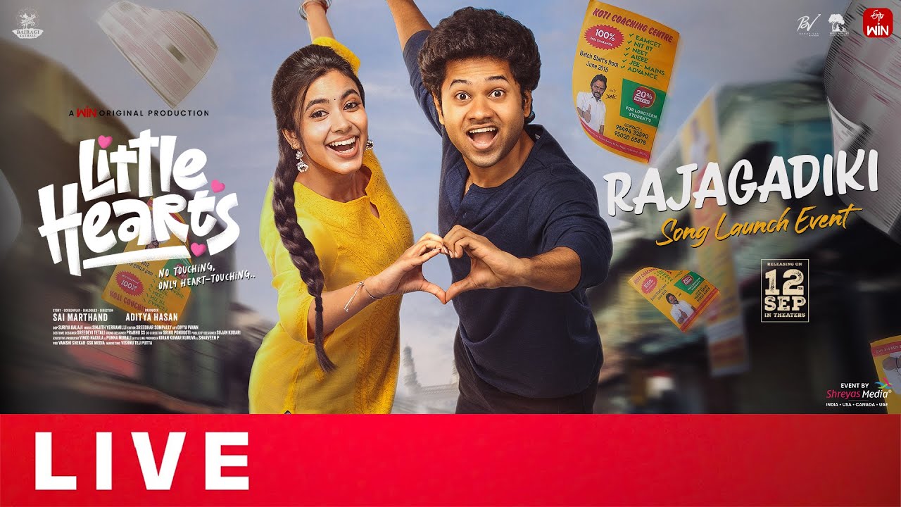 Rajagadiki Song Launch Event Live | Little Hearts | MouliTalks, Sai Marthand | Bunny Vasu