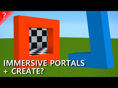 Can 'Create' blocks go through PORTALS? (Non-Euclidean Mod)