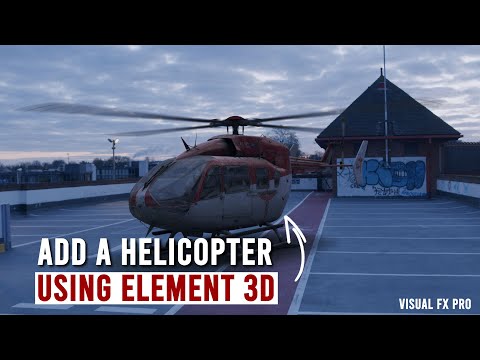 Realistic Helicopter in Element 3D | After Effects Tutorial | Part 2