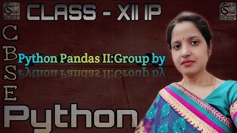 Python Pandas II:Groupby ()