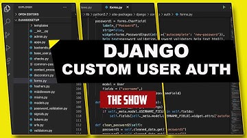 Django User Registration Using A Customer User Model | Creating A Registration & Authentication Form