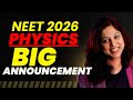 FREE Physics Classes for NEET 2026 🚨 Big Announcement | Dr Vani Sood