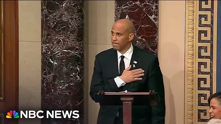 Sen. Cory Booker breaks record for longest Senate speech in history