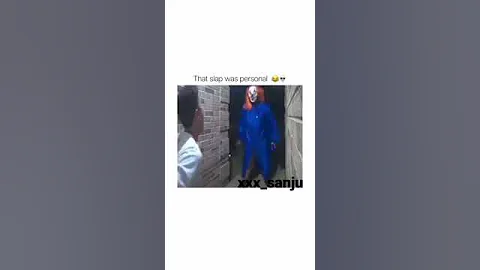 That slap was personal 😂. #joker #slap #funnyvideo #jokershorts #horrorshorts #fun