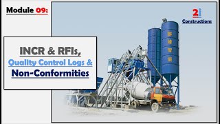 Module 09 — INCR, RFIs, QC Logs & Non-Conformities | #2iconstructions