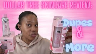 Dollar tree skincare reviews/ glow recipe dupes/ dollar tree skincare on over 40 skin.
