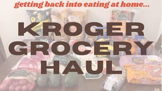 I gotta stop dining out…😬 January grocery haul! | Kroger Grocery Haul