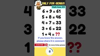 Only for Genius 🧠 Math Quiz #19 screenshot 3