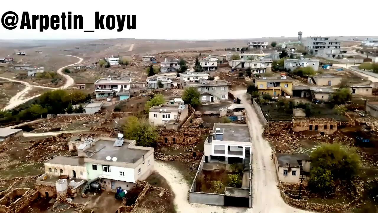 Arpetin kuş bakişi