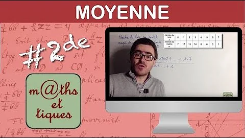 Comment calculer la moyenne X barre ?