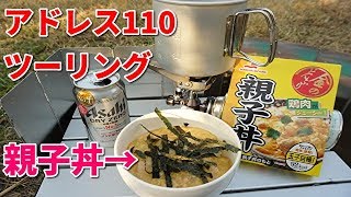 【スズキアドレス１１０】丼ぶりツーリング