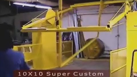 Custom Made Rotational Casting Machines by Mannetron