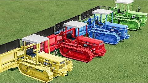 TRANSPORT OF COLORS ! CRAZY LOADING & TRANSPORTING with FIAT TRACTORS ! Farming Simulator 22