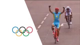 Kazakhstan's Alexandr Vinokurov Wins Men's Road Race Gold - London 2012 Olympics screenshot 3