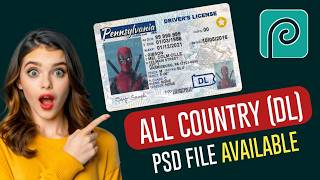 How to edit USA PSD driver's license, No Photoshop, No paying #photopeamobile #photopea How to edit USA PSD driver's license, No Photoshop, No paying #photopeamobile #photopea
