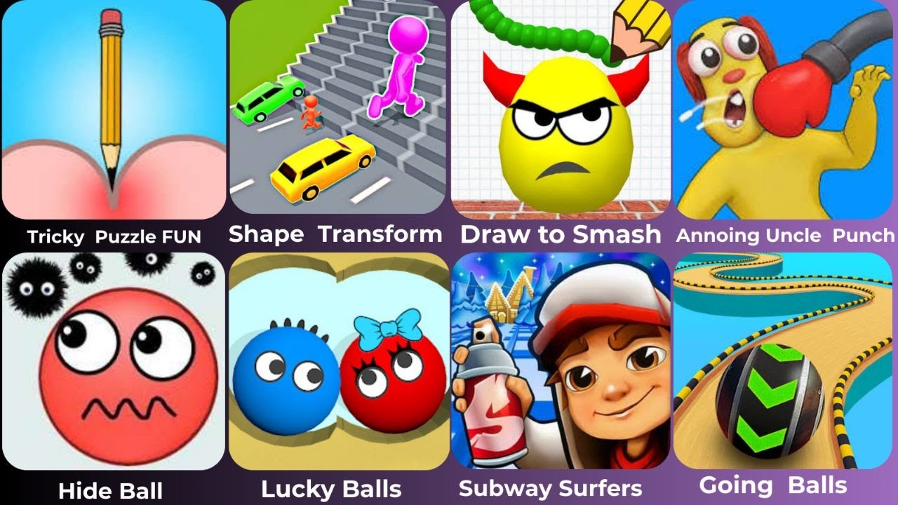 Tricky Puzzle FUN BRAIN Story, Shape Transform, Draw to Smash, Annoing ...