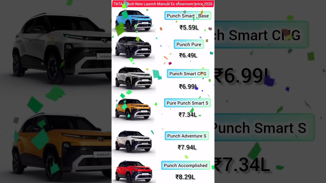 Tata Punch Facelift 2026 🚗 New Price List | Worth Buying?#TataPunch2026 #TataPunchPrice