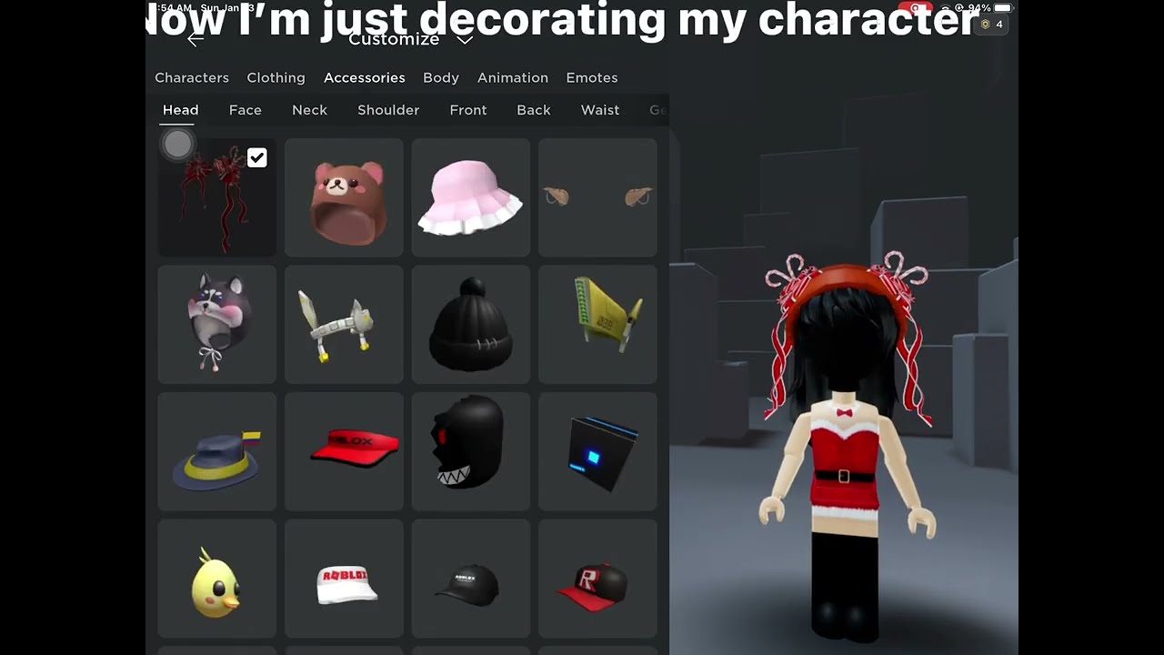 HACK on how How to make it look like you have headless Roblox 2022