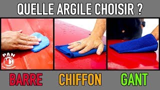 Barre d'argile vs Chiffon d'argile vs Gant d'argile : Quel est le meilleur ??