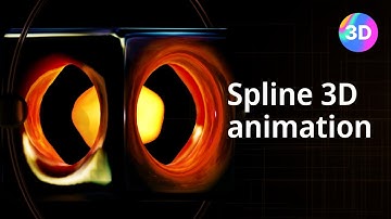 Glowing Sci-Fi Cube Animation Tutorial | Spline 3D for Beginners & Designers