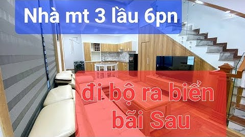 BN4243  Nhà mặt tiền, gần biển bãi Sau tp Vũng Tàu 3 lầu 6pn