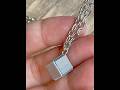 cube necklace#stapler pin craft#shorts