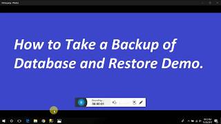 Backup and Restore Database in SQL Server - Code Hoque