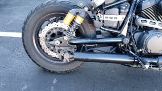 Yamaha Bolt Slip On! New Dean Speed Customs Rampage Sound Clip!