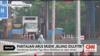 Pantauan Arus Mudik Di Exit Tol Plumbon Cirebon