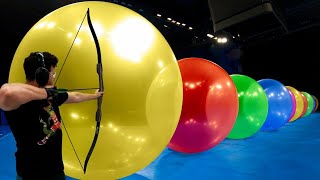 Balloon Pop MARATHON! Our MOST INTENSE Balloon Popping Race!!