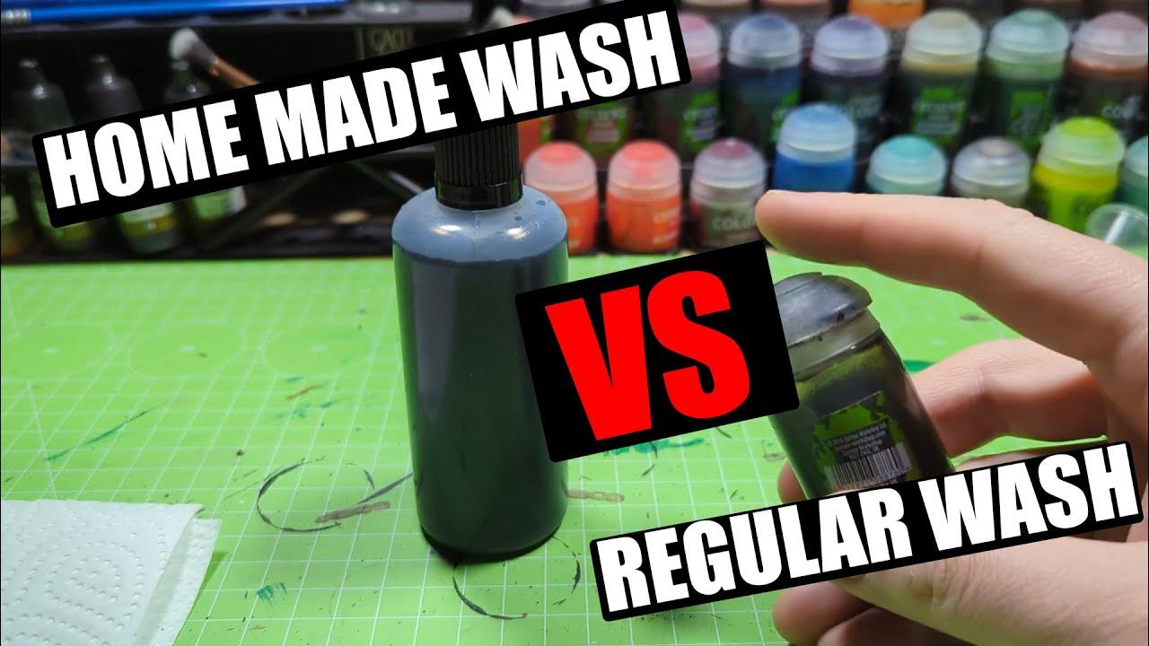 Homemade Acrylic Wash/Shades for painting Tabletop Terrain or