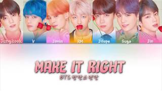 BTS (방탄소년단) - Make It Right LYRICS {Color Coded Lyrics Eng/Rom/Han}
Hi guys I know I was supposed to upload Boy With Love, But the outcome was not to my liking (Sorry guys) but not to worry because I made one of the B side tracks of the album make it right. hope you enjoy
All Rights Administered By BIGHIT Entertainment.
★Thank you for watching!★
♥ Sorry for any mistakes ♥
★ Please Subscribe ME! :) ★
Artist: BTS (방탄소년단)
Track: Make It Right
Album: Map Of The Soul : Persona
Release: 2019.04.12
방탄소년단
BTS
Make It Right
BTS Make It Right LYRICS
BTS Make It Right
방탄소년단 Make It Right
방탄소년단 Make It Right 가사
방탄소년단 Make It Right Lyrics
BTS Make It Right 가사
BTS Make It Right MV
BTS Make It Right SHOWCASE
BTS Make It Right 뮤비
Mikrokosmos
BIGHIT
레모링
Lemoring
#BTS #방탄소년단 #Make It Right BTS (방탄소년단) - Make It Right LYRICS {Color Coded Lyrics Eng/Rom/Han}
