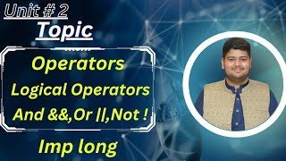 Class 10|Computer |Operators|Logical Operators| @brainwavesofficial123 |By Sir Usman