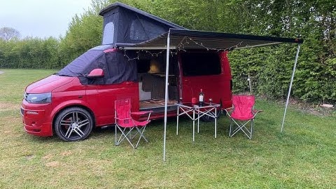 Trinity VW T5 Camper - Using the Fiamma F45S Awning pt.2