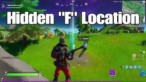Search hidden F  found in the New World Loading Screen - Fortnite New World Missions