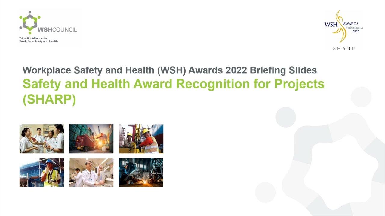 WSH Awards 2022 SHARP briefing video YouTube
