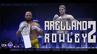 NATIONAL E-WRESTLING DAY SIX CCA SHOWCASE: ARELLANO-ROWLEY II
Watch this and the rest of National E-Wrestling Day 6s showcases here: http://network.aes-live.com/
The Summer of 2015. The Thomas & Mack Center in Las Vegas, Nevada housed the debut night of the Cobblestone Combat Association. Titled First Bloodstone, its opening card featured the first round of an eight-man tournament to crown our first CCA Openweight Champion. This card was highlighted by two matches with similar storylines and results, showcasing the purpose of this prize. The belief that any man can defeat anyone regardless of size. In the main event, William Burk stepped into the ring with a man literally twice his size in the 300 lb. Tyrone Diggins, weathered the storm of a beating by Diggins, and was victorious with an uppercut in the fourth round to advance.
But earlier that night, an angry Tijuana middleweight by the name of Eduardo “El Terrible” Arellano found himself across the ring from the heavyweight cocky Crystal King, Jewell Rowley. Giving up near 70 pounds to the Portland pugilist, an uphill climb was clear as day for Eduardo after taking vicious knockdowns early on in the bout. Rather than weather, Arellano swung away towards the eye of the storm with the intent of giving it a shiner. In the fourth round, the City of Sin was stunned as Rowley was defeated! Arellano went on to break the jaw of one Callisto Capitani and defeat fellow middleweight in the aforementioned Irish Hammer Burk en route to winning the tournament and becoming our first-ever Openweight Champion. Not to be deterred, Jewell bounced back with a victory over Quentin Erickson at CCA 2: Stael Malut, and a win over Satoshi Hakubi at Pound 4 Pound to become the inaugural Heavyweight Champion of The World.
Following CCA 6, and a successful defense of his Heavyweight crown against Jose Maria de las Acostas Mercedes (so help me God, if I botched that name again) it was clear what fight has to be done. In the Windy City of Chicago, Illinois, on the biggest weekend of the year in the Armbar Error Society, The Crystal King risks his heavyweight throne for the biggest conquest a combatant on the cobblestone can acquire. A rematch near two and a half years in the making with one of the grandest prizes in combat sports today! For 22 months, El Terrible rested atop the mountain as Emperor of all the combatants awaiting someone to challenge for his title. Rowley is out to remedy the one blemish of his bare-knuckle boxing career.
In the United Center, will Crystal fists capture the Platinum Prize, or will Arellano‘s reign remain undisputed? We shall see in the second city. NATIONAL E-WRESTLING DAY SIX CCA SHOWCASE: ARELLANO-ROWLEY II