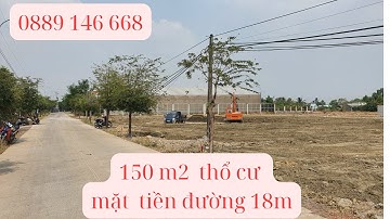 150m2 Thổ cư Mặt tiền  đường Nguyễn Thị Bài, Cần Giuộc, Long