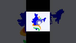 Let's create Indian map with Flag using python turtle on this special occasion! #shorts