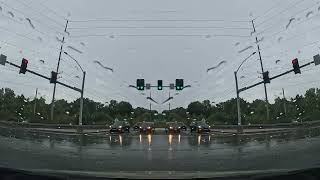 Driving in the Rain in Independence MO. The Midwest weather in the Falls #rain #kansascity