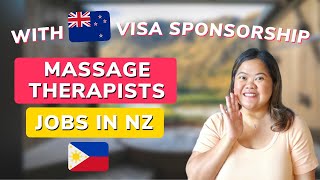HIRING WITH VISA SPONSORSHIP: MASSAGE THERAPISTS TO NEW ZEALAND | Pinoy In New Zealand | Jobs in NZ