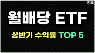 월배당 ETF 상반기 수익률 TOP 5 ㅣ 한국 시장, 미국 시장에 투자하는 상품