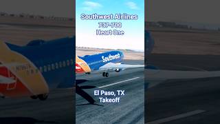 Southwest Airlines El Paso TX Takeoff 737-700 #aviation #fly #flight #xplane11 @SWAP1984