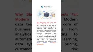 Why Black-Box Data Tools Fail ?